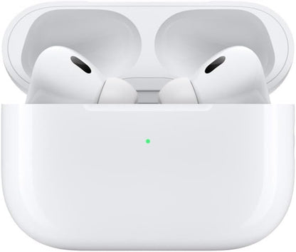 Apple AirPods Pro 2nd Generation with Wireless MagSafe Charging Case (USB-C) with Apple 1 Year Limited Warranty (Wireless Charger)