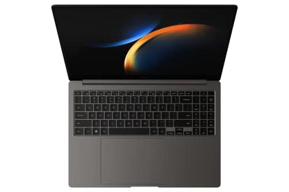 SAMSUNG 14” Galaxy Book3 Pro Laptop PC Computer, 13th Gen Intel Core i7-1360P Processor / 16GB / 512GB, 3K AMOLED Screen, 120hz, Fingerprint Reader, FHD Webcam, 2023 Model, NP940XFG-KC2US, Graphite