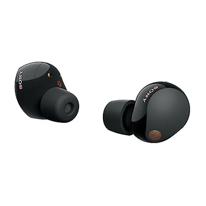 Sony WF-1000XM5 Wf Xm5, The Best Truly Wireless Noise Cancelling Earbuds, Made from Recycled Plastic Materials, Clear Bluetooth Signal, Adaptive Sound Control with AI, Xm5 Earbuds, Black