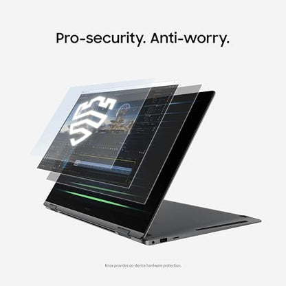 SAMSUNG 16” Galaxy Book5 Pro 360 Copilot AI Laptop PC Computer, Intel Core 7 Ultra Processor, 3K AMOLED (2880 x 1800) Touchscreen, 120HZ Refresh Rate, Dolby Atmos Quad Speakers, All-Day Battery Life