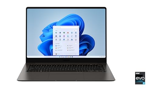 SAMSUNG 14” Galaxy Book3 Pro Laptop PC Computer, 13th Gen Intel Core i7-1360P Processor / 16GB / 512GB, 3K AMOLED Screen, 120hz, Fingerprint Reader, FHD Webcam, 2023 Model, NP940XFG-KC2US, Graphite