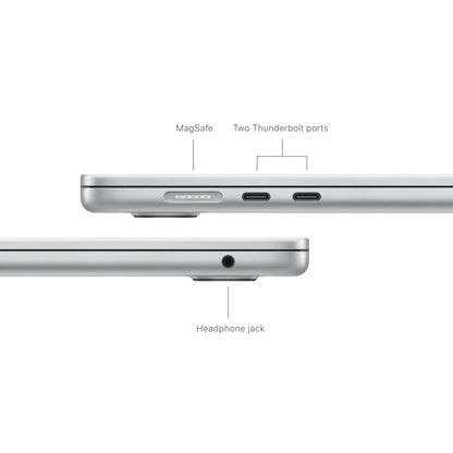 Apple 2024 MacBook Air 15-inch Laptop with M3 chip: Built for Apple Intelligence, 15.3-inch Liquid Retina Display, 8GB Unified Memory, 256GB SSD Storage, Backlit Keyboard, Touch ID; Silver