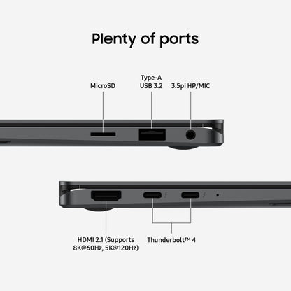 SAMSUNG 16” Galaxy Book5 Pro 360 Copilot AI Laptop PC Computer, Intel Core 7 Ultra Processor, 3K AMOLED (2880 x 1800) Touchscreen, 120HZ Refresh Rate, Dolby Atmos Quad Speakers, All-Day Battery Life