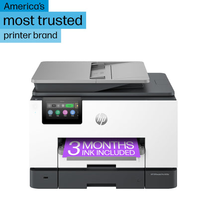 HP OfficeJet Pro 9135e All-in-One Printer, Color, Printer-for-Small Medium Business, Print, Copy, scan, fax, Wireless Instant Ink Eligible (3 months included); Two-Sided Printing; Two-Sided scanning;