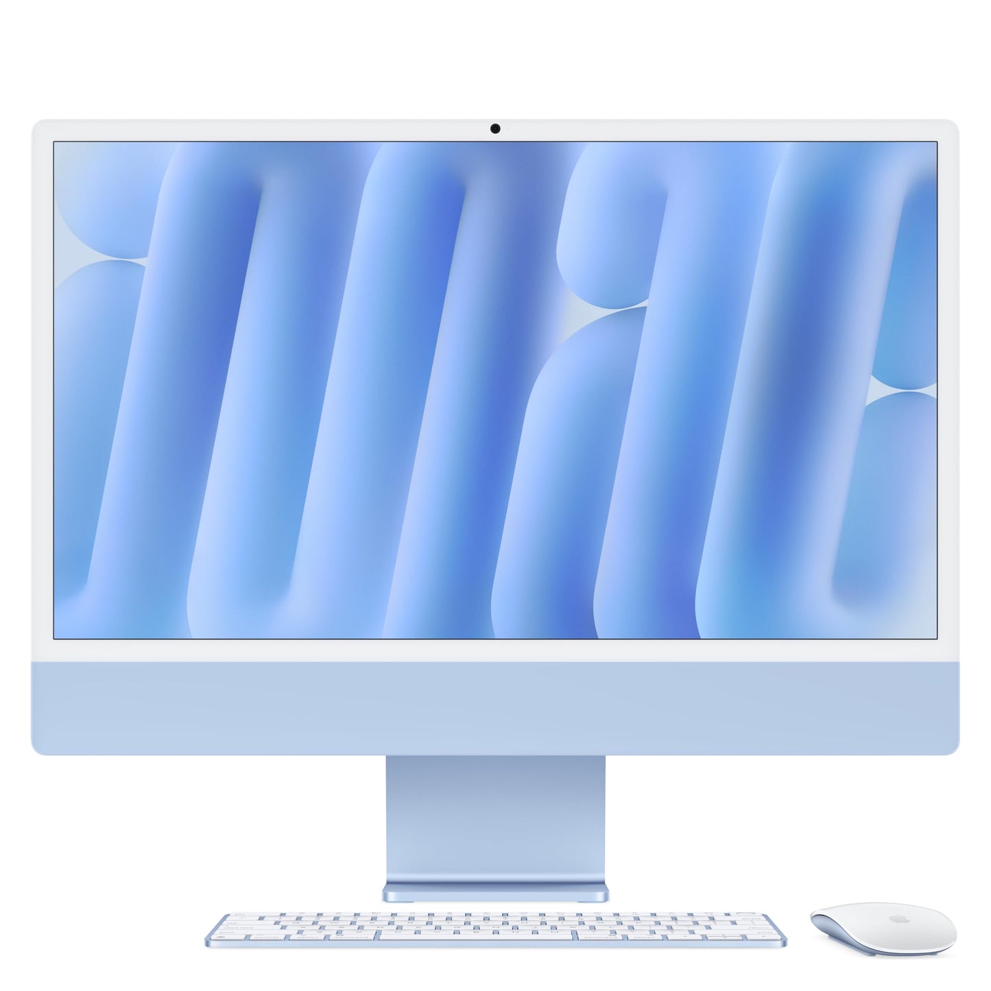 Apple 2024 iMac All-in-One Desktop Computer with M4 chip with 10-core CPU and 10-core GPU: Built for Apple Intelligence, 24-inch Retina Display, 16GB Unified Memory, 512GB SSD Storage; Blue