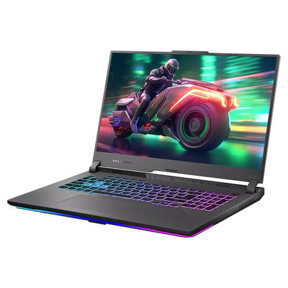 ASUS Rog Strix Gaming Laptop, AMD Ryzen 9 7845HX, 64 GB DDR5 RAM, 2 TB PCIe SSD, 17"" FHD (1920x1080), Nvidia Geforce RTX 4070, Numeric Keyboard, W11 Home, Gray